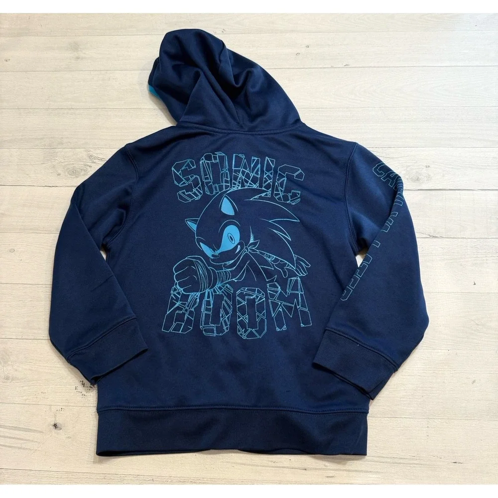 Sonic the Hedgehog‎ Sonic boom kids zip up sweatshirt size 7